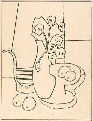 Ведерников Александр Семенович. Натюрморт с вазой